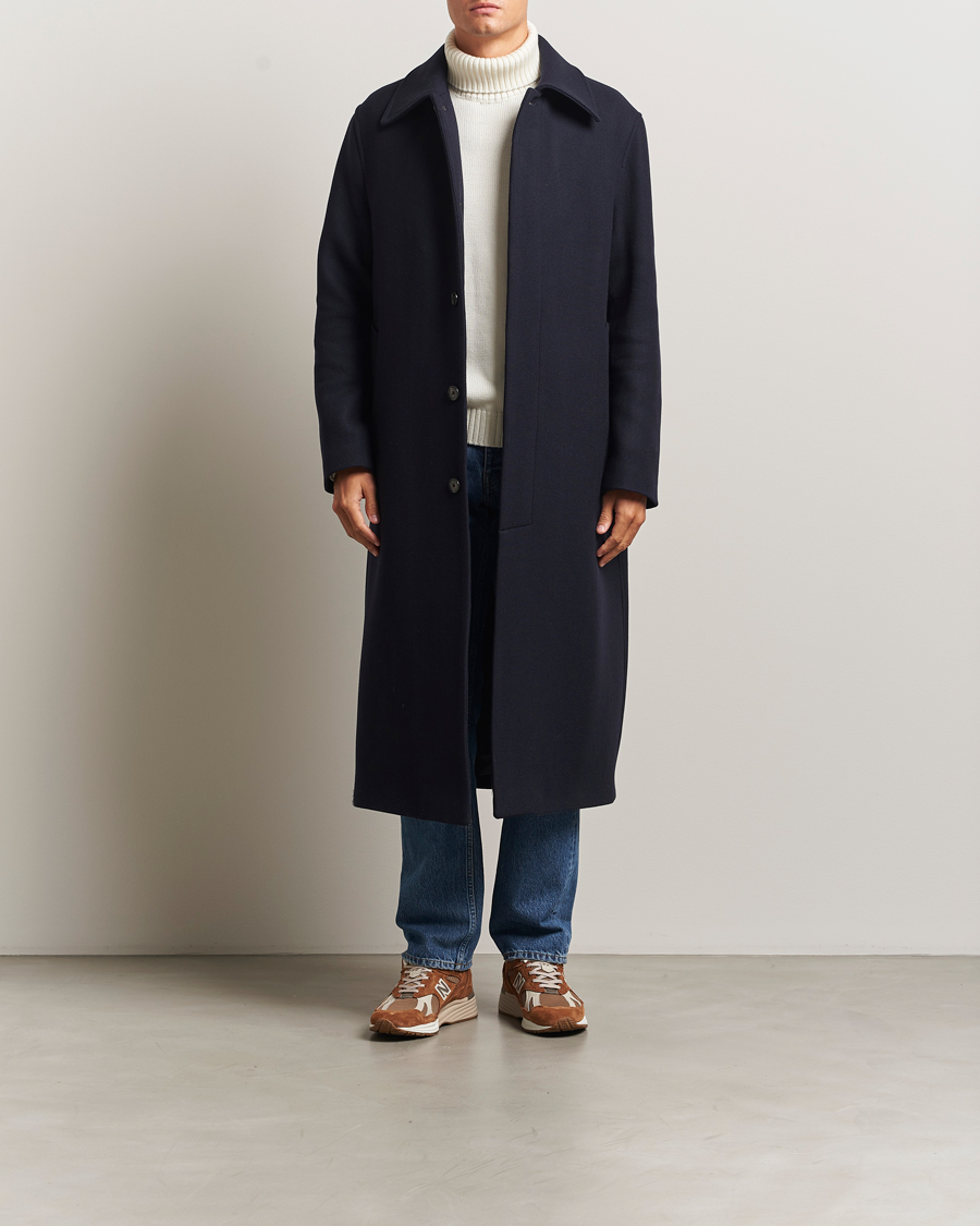 Herren | Jacken | Sunflower | Wool Winter Coat Navy