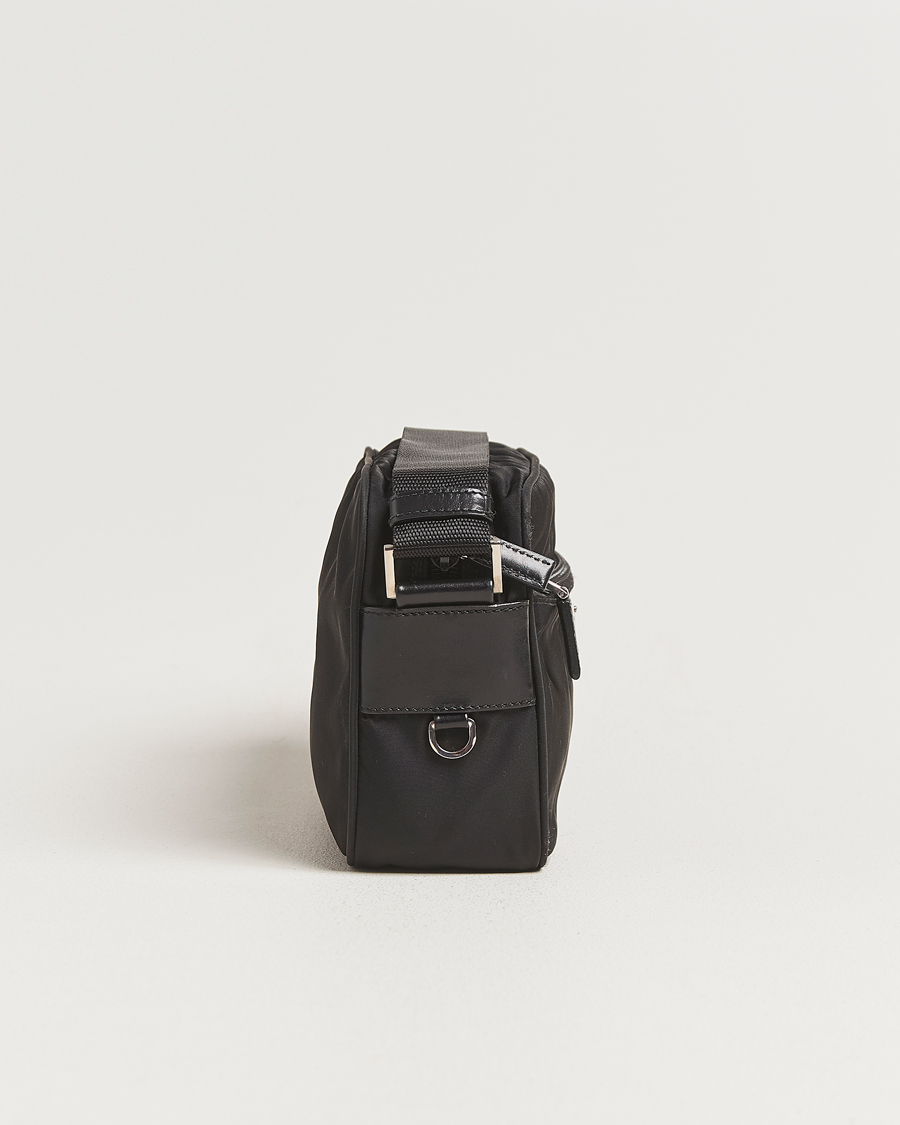 Herren | Pre-Owned & Vintage Bags | Prada Pre-Owned | Tessuto Nylon Leather Shoulder Bag Black