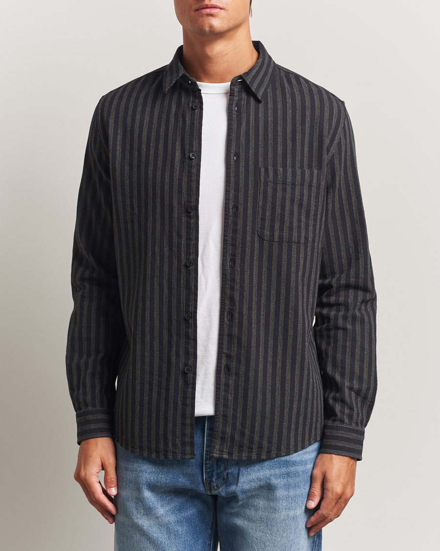 Herren | Hemden | Samsøe Samsøe | Liam Striped Shirt Castor Grey