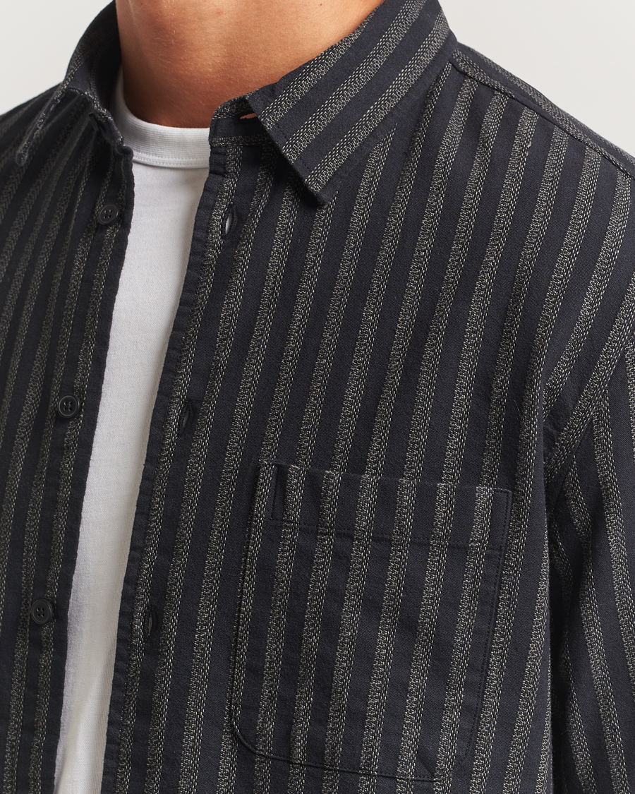 Herren | Hemden | Samsøe Samsøe | Liam Striped Shirt Castor Grey