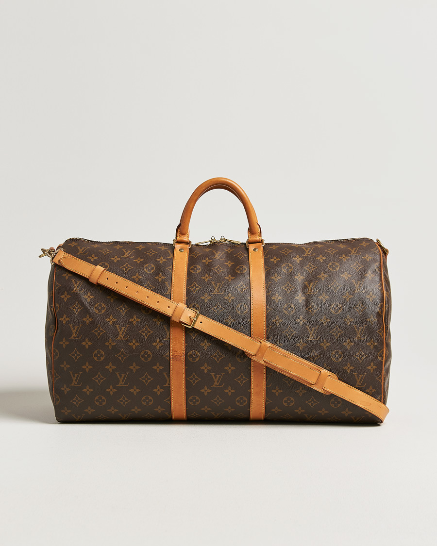 Herren | Pre-Owned & Vintage Bags | Louis Vuitton Pre-Owned | Keepall Bandoulière 55 Monogram