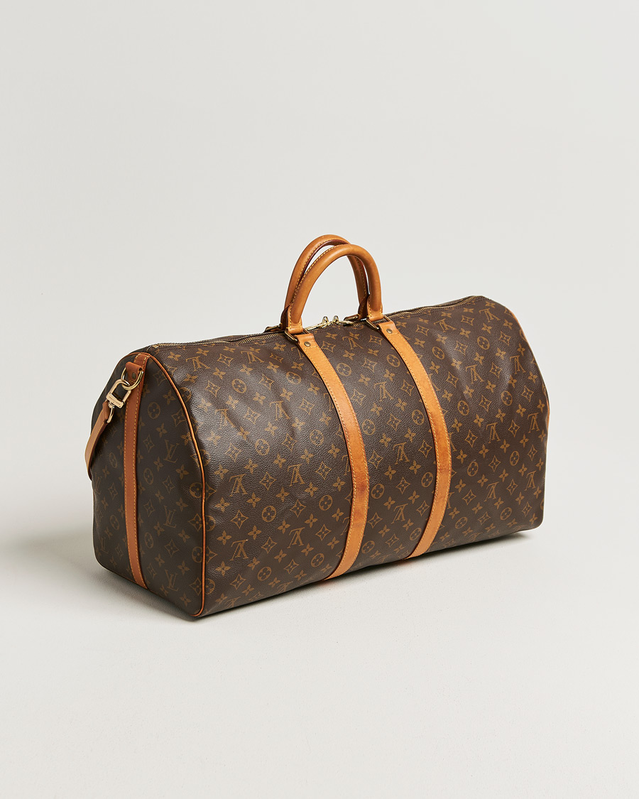 Herren | Pre-Owned & Vintage Bags | Louis Vuitton Pre-Owned | Keepall Bandoulière 55 Monogram
