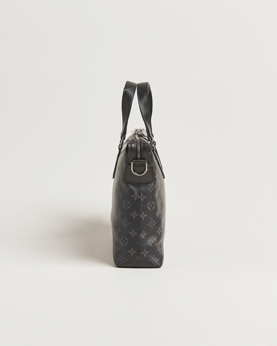 Herren | Pre-Owned & Vintage Bags | Louis Vuitton Pre-Owned | Briefcase Explorer Monogram Eclipse