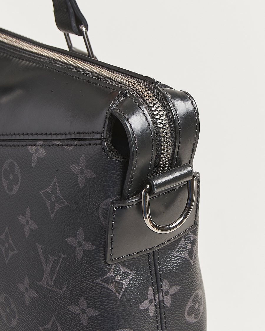 Herren | Pre-Owned & Vintage Bags | Louis Vuitton Pre-Owned | Briefcase Explorer Monogram Eclipse