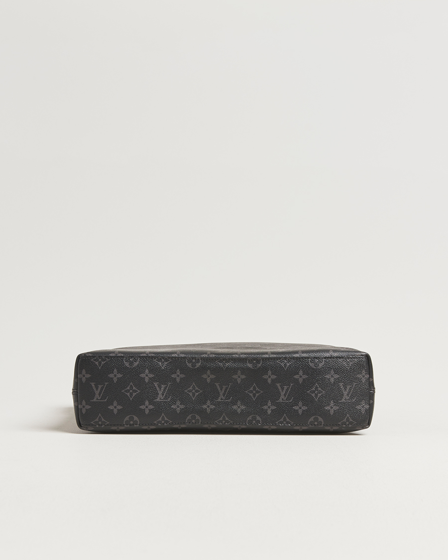 Herren | Pre-Owned & Vintage Bags | Louis Vuitton Pre-Owned | Briefcase Explorer Monogram Eclipse