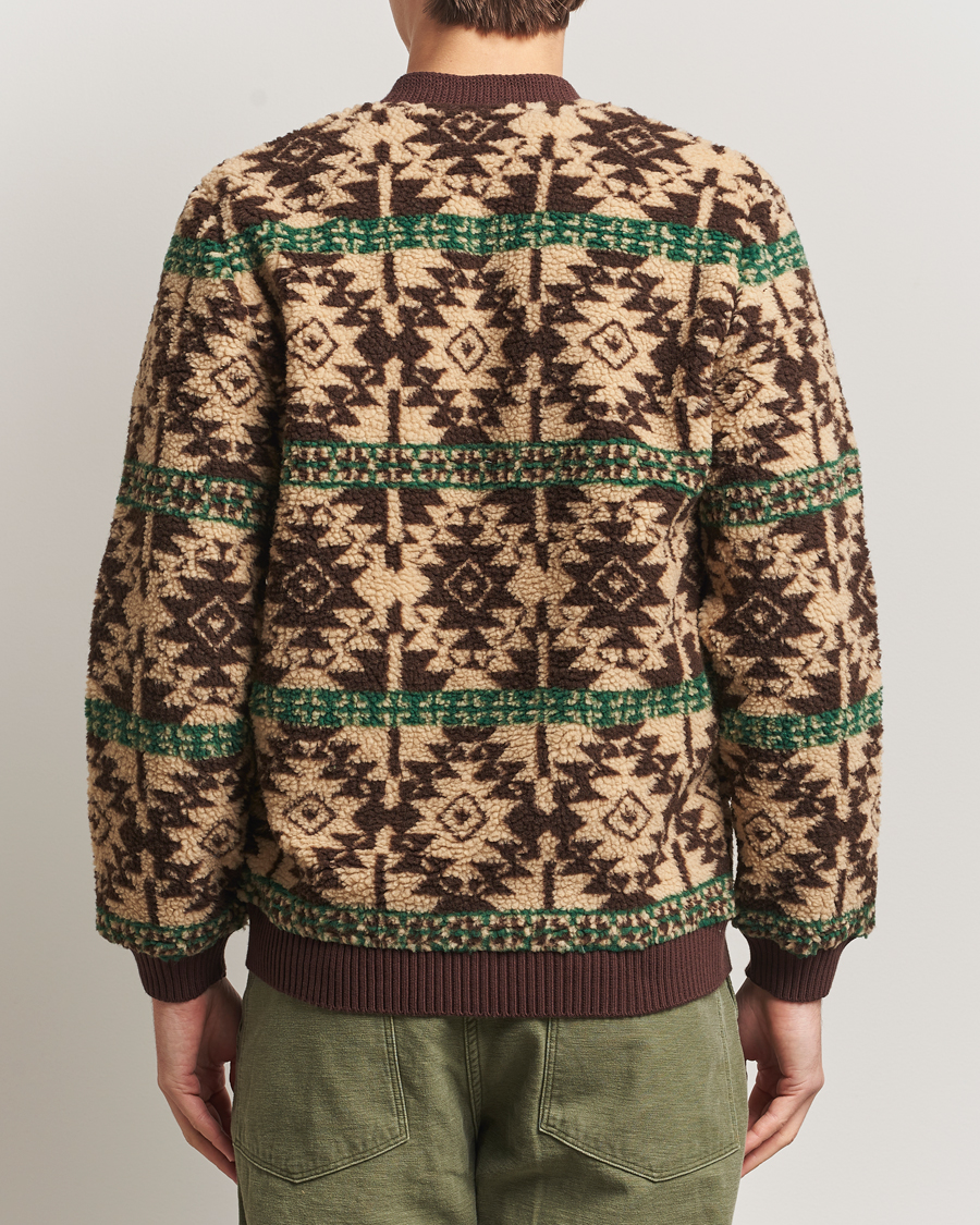 Herren | Pullover | BEAMS PLUS | Boa Fleece Cardigan Brown