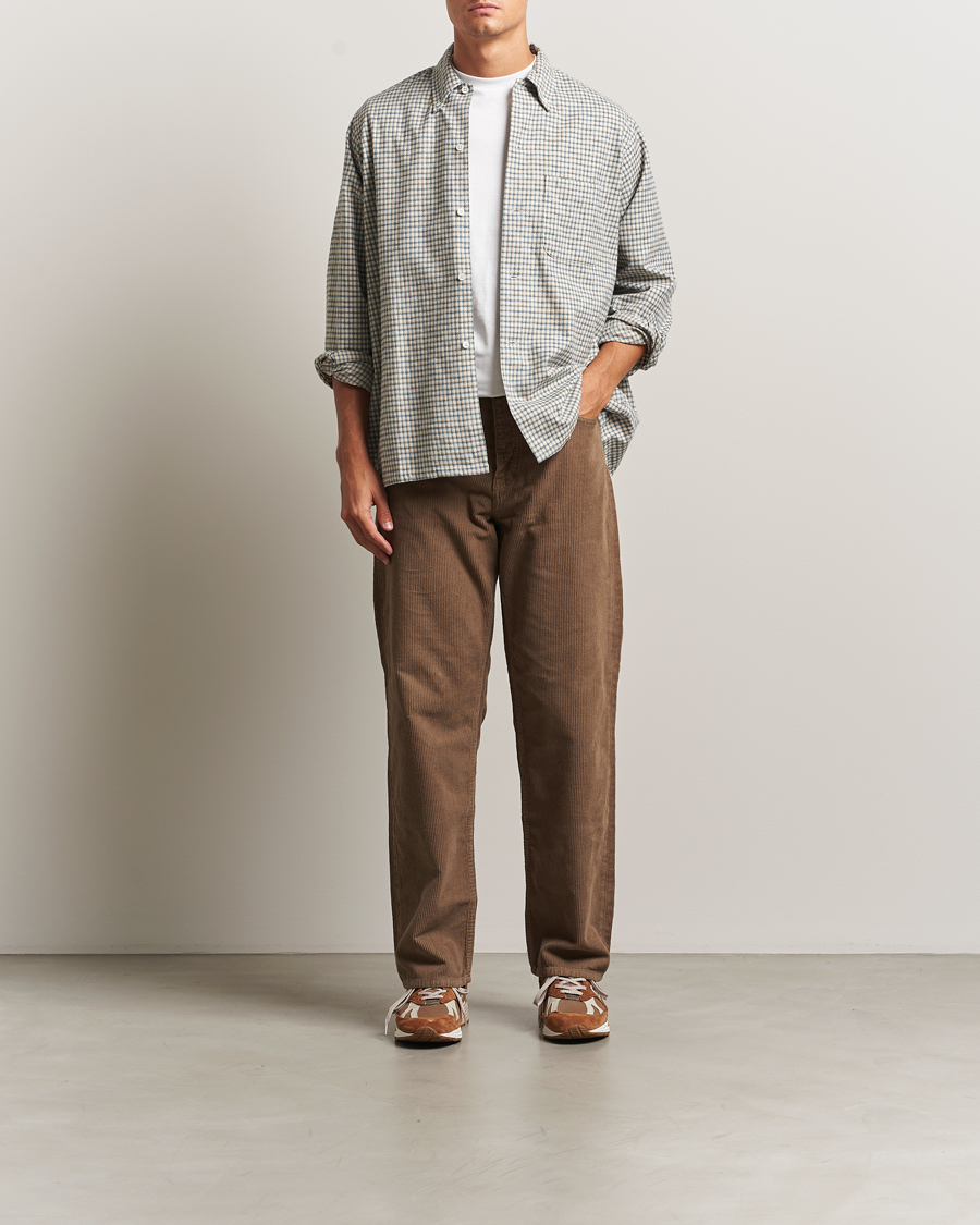 Herren | Hemden | BEAMS PLUS | Dobby Button Down Shirt White Plaid
