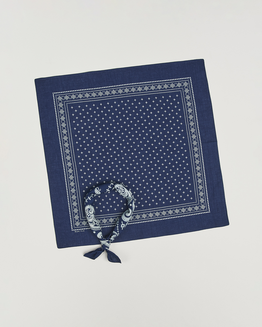 Herren | Einstecktücher | BEAMS PLUS | 2-Pack Bandana Set Navy