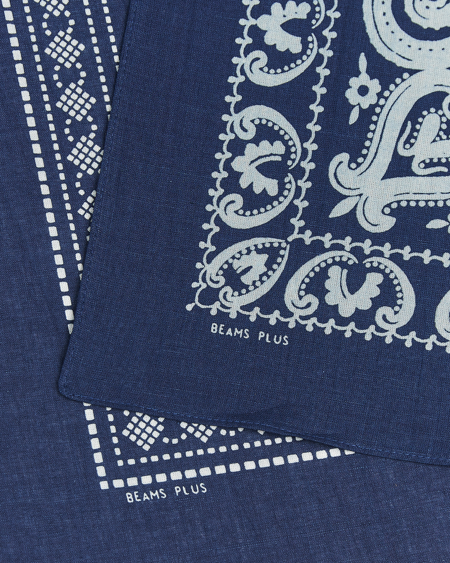 Herren | Einstecktücher | BEAMS PLUS | 2-Pack Bandana Set Navy