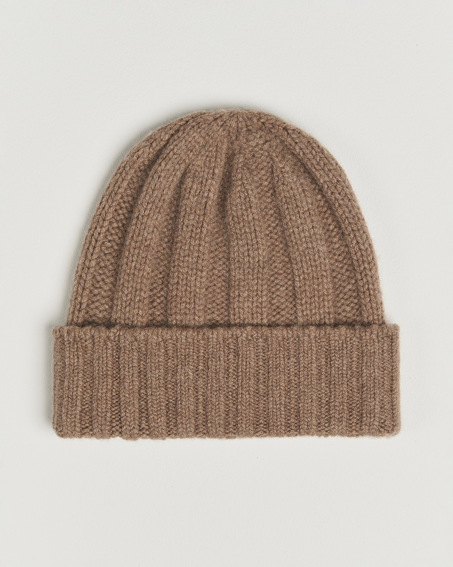 Herren | Mützen | BEAMS PLUS | Cashmere Rib Beanie Camel