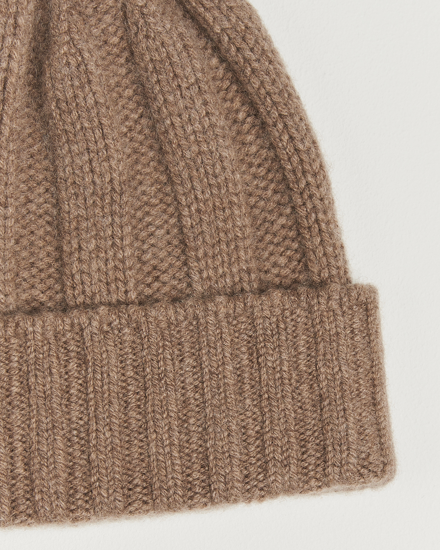 Herren | Mützen | BEAMS PLUS | Cashmere Rib Beanie Camel
