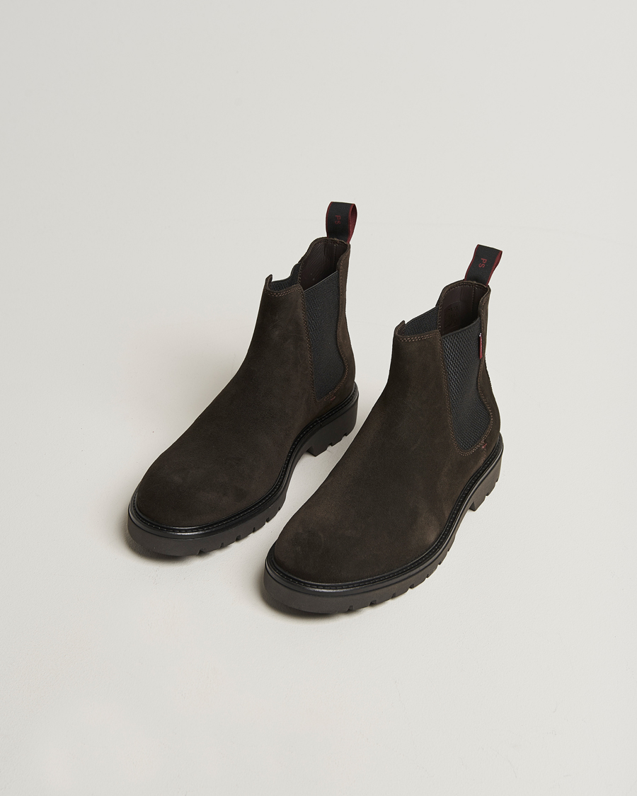 Herren | Boots | PS Paul Smith | Xenon Suede Chelsea Boot Dark Brown