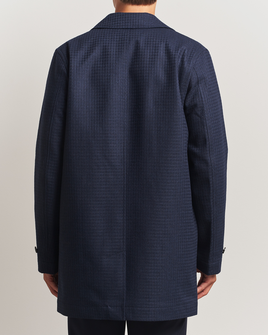 Herren | Jacken | PS Paul Smith | Wool Dogtooth Coat Blue