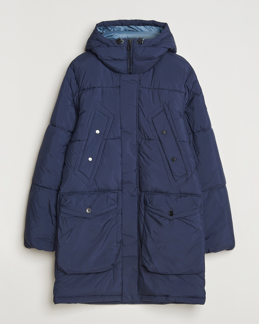 Herren | Jacken | PS Paul Smith | Fibre Down Hooded Parka Dark Blue