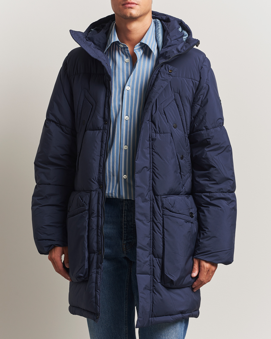 Herren | Jacken | PS Paul Smith | Fibre Down Hooded Parka Dark Blue