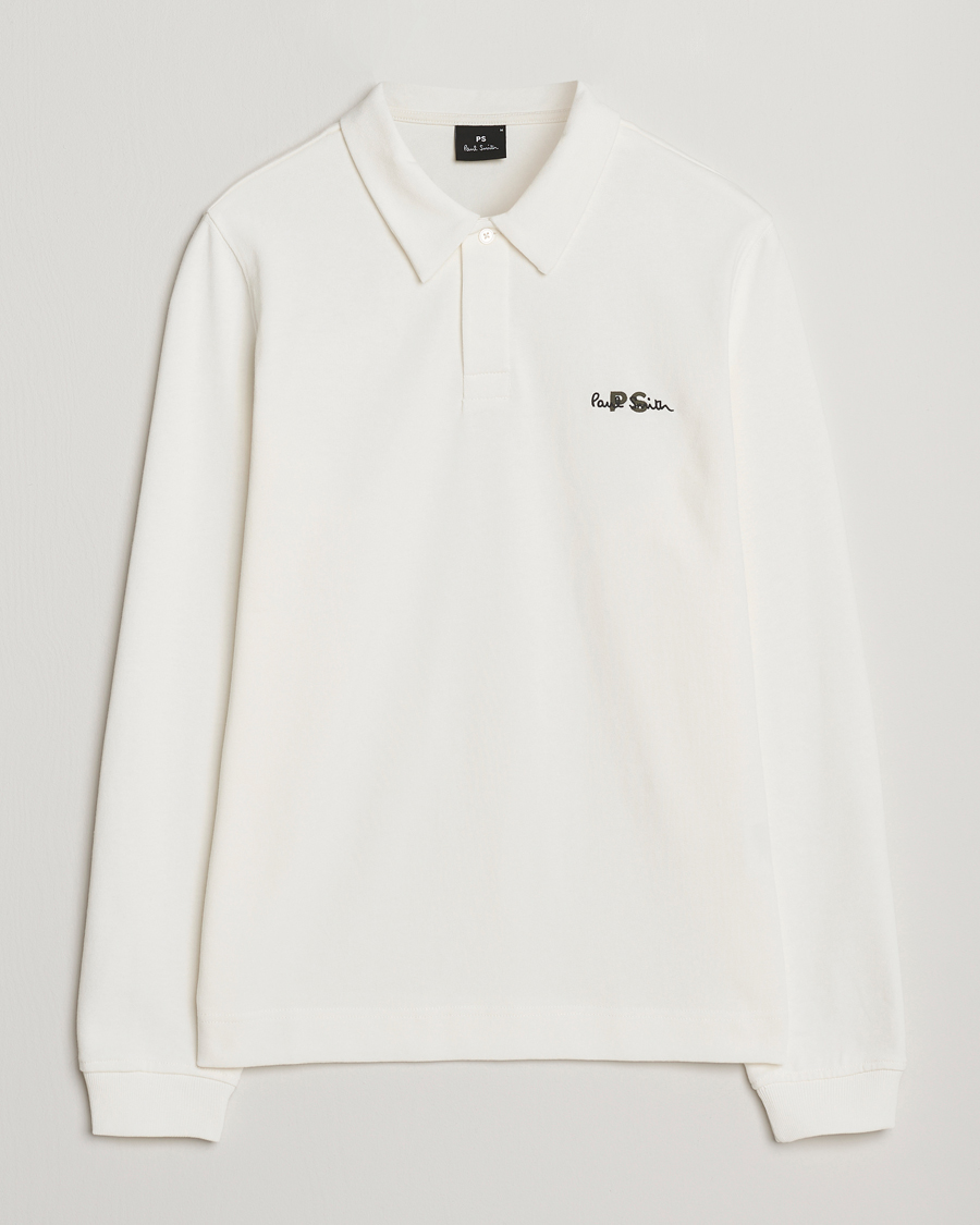 Herren | Pullover | PS Paul Smith | Cotton Logo Rugby Sweater White