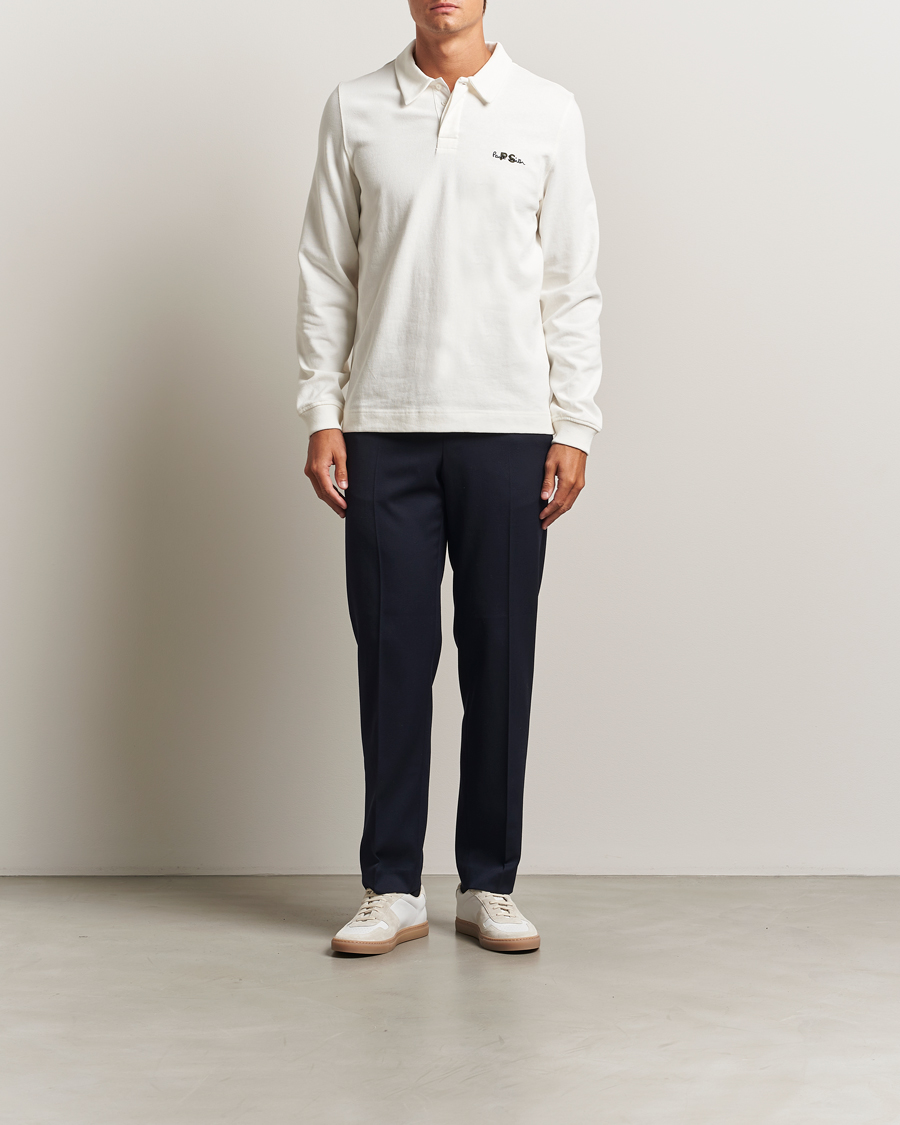 Herren | Pullover | PS Paul Smith | Cotton Logo Rugby Sweater White