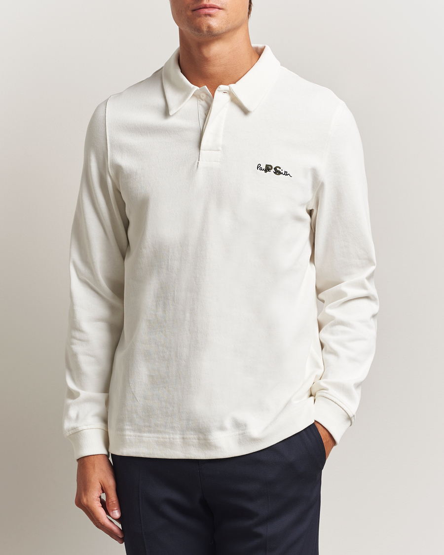 Herren | Pullover | PS Paul Smith | Cotton Logo Rugby Sweater White