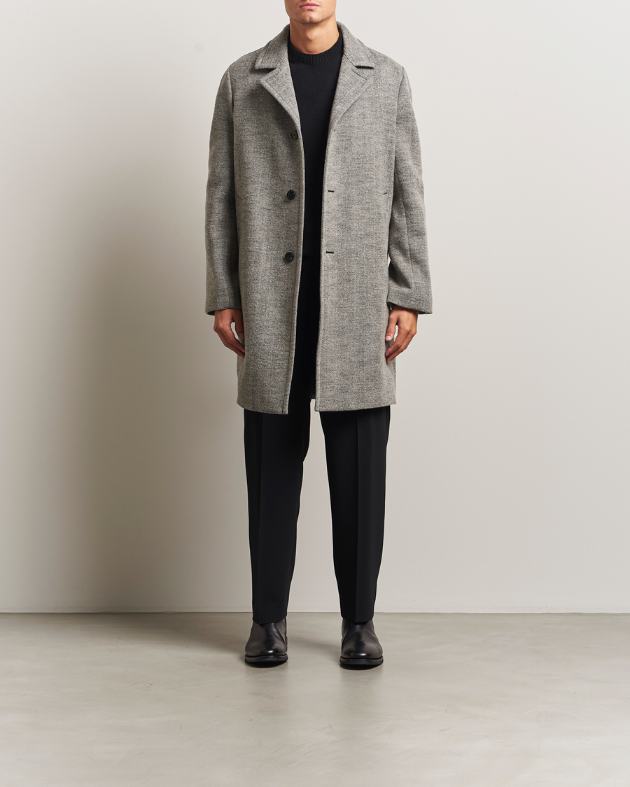 Herren | Jacken | Paul Smith | Wool Herringbone Coat Grey