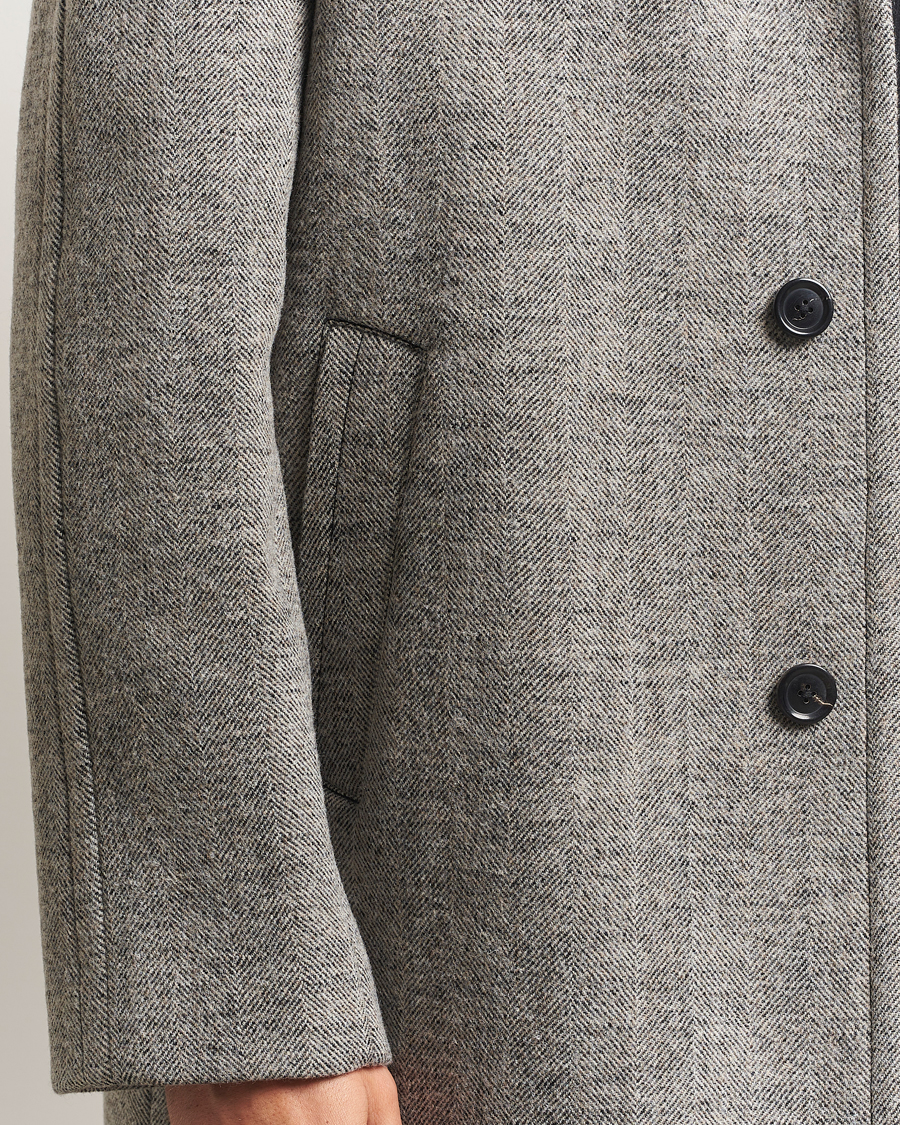 Herren | Jacken | Paul Smith | Wool Herringbone Coat Grey