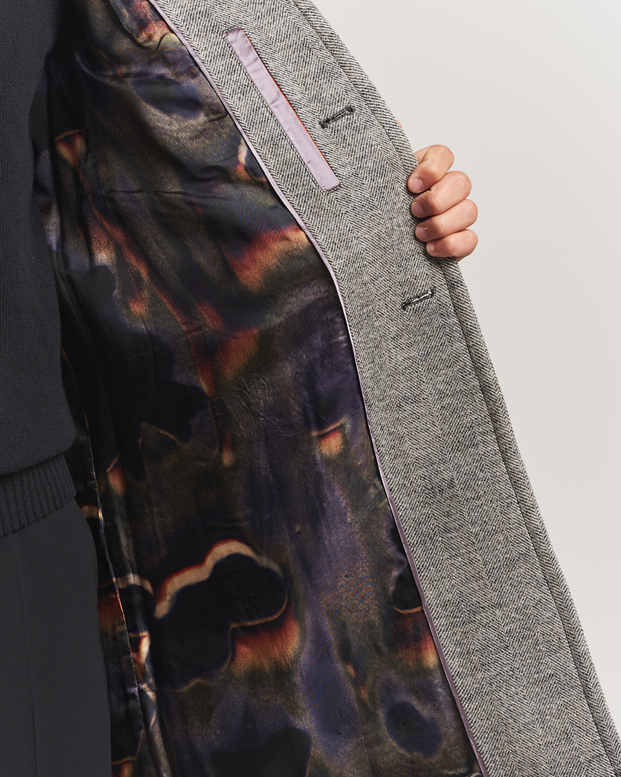 Herren | Jacken | Paul Smith | Wool Herringbone Coat Grey