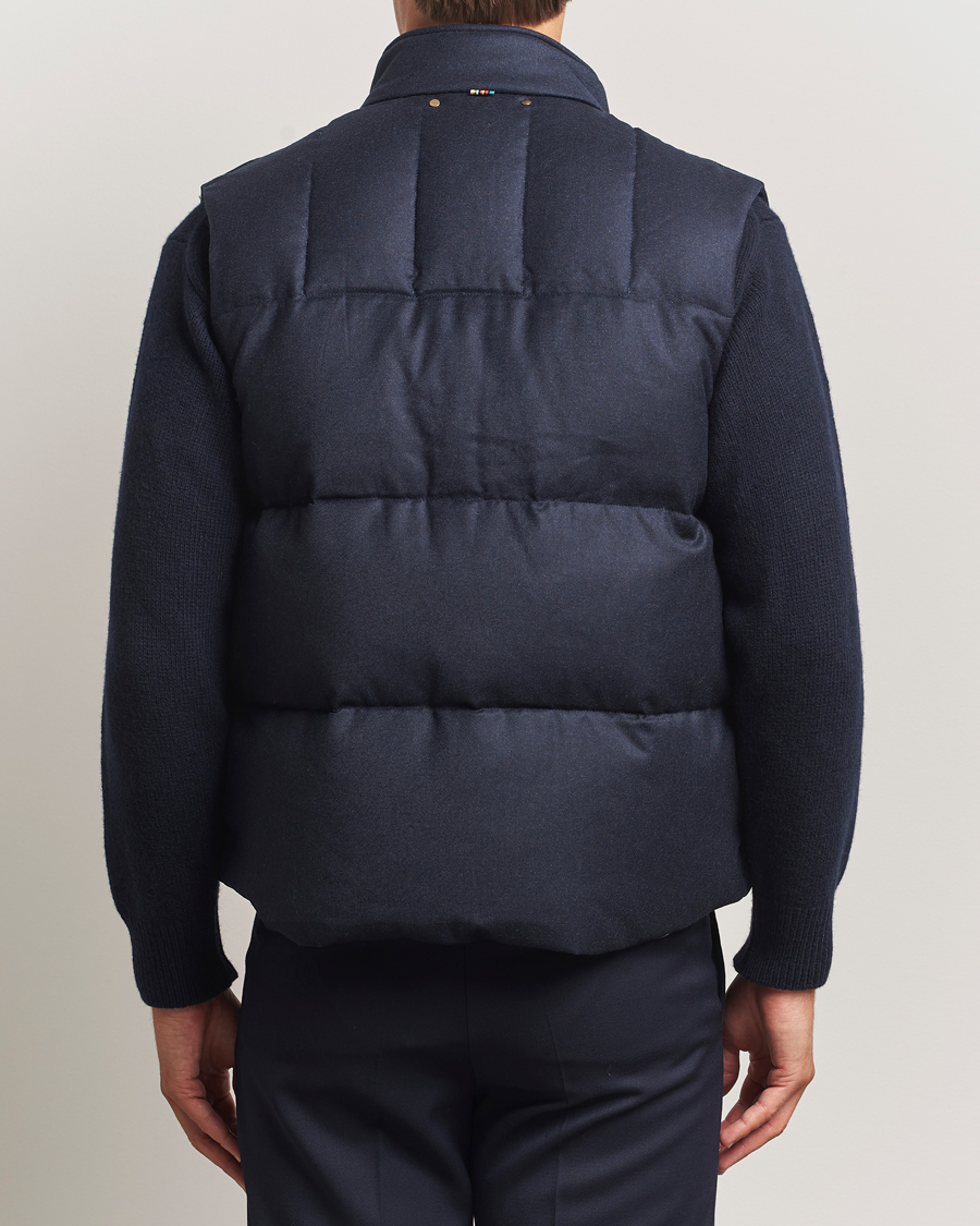 Herren | Westen | Paul Smith | Wool/Cashmere Down Gilet Navy