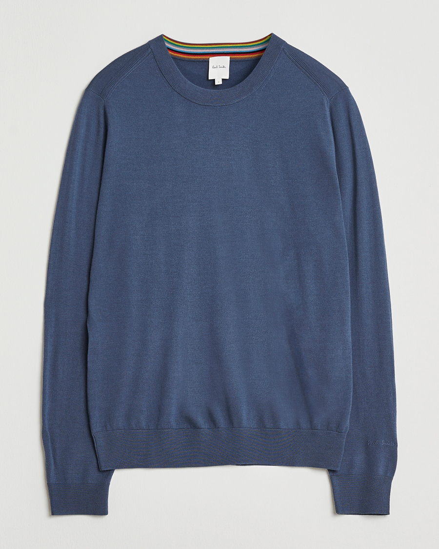 Herren | Pullover | Paul Smith | Merino Knitted Sweater Blue