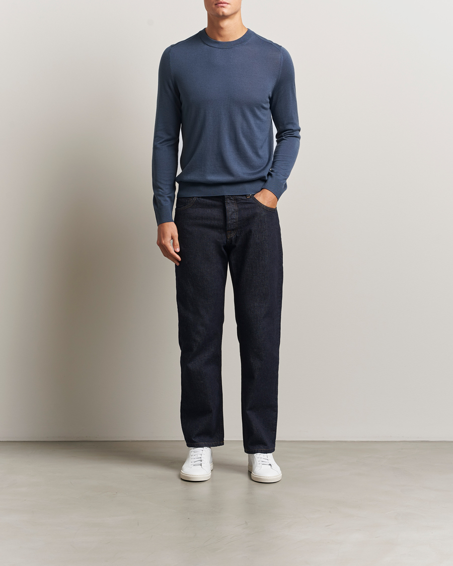 Herren | Pullover | Paul Smith | Merino Knitted Sweater Blue