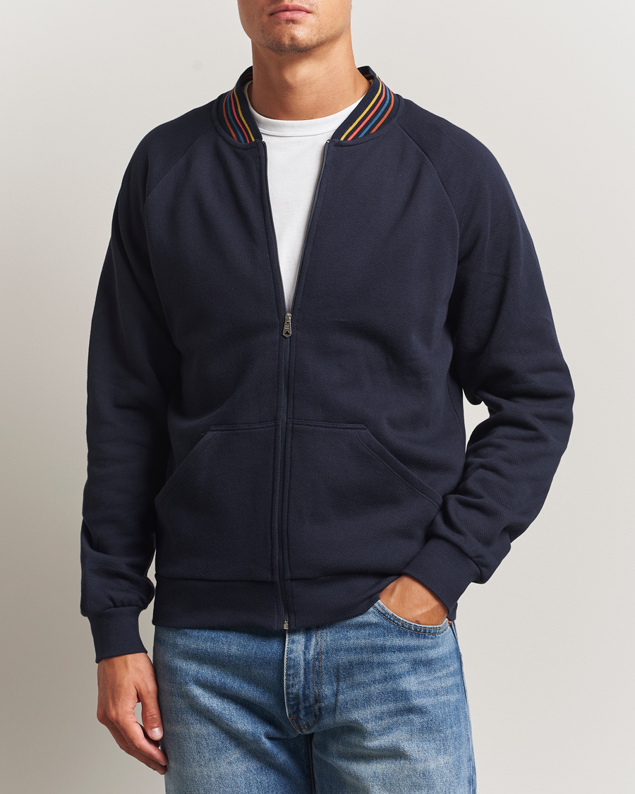Herren | Pullover | Paul Smith | Artist Rib Full Zip Navy