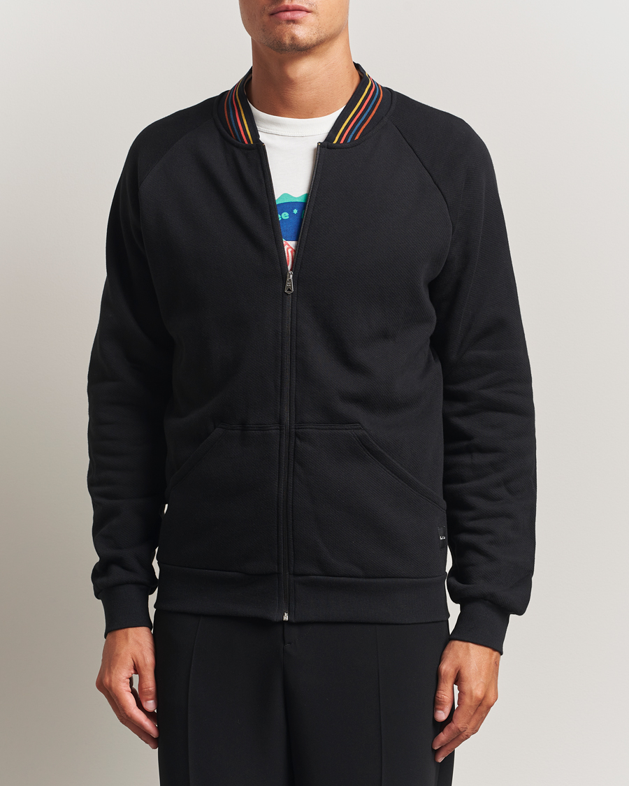 Herren | Pullover | Paul Smith | Artist Rib Full Zip Black