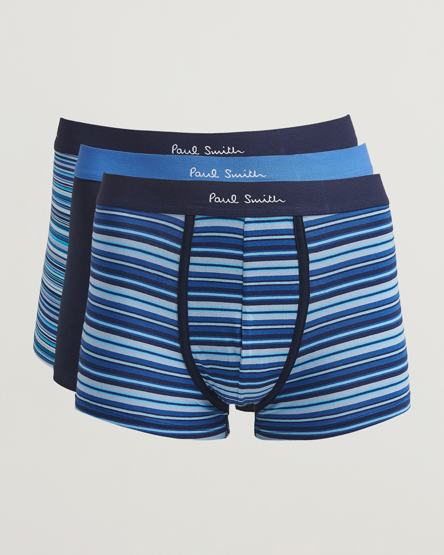 Herren | Unterwäsche | Paul Smith | 3-Pack Trunk Blue Multi