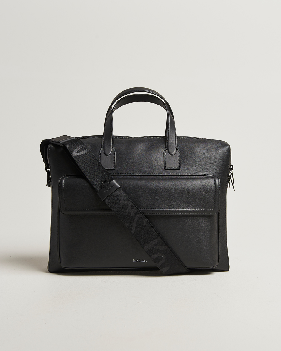 Herren | Taschen | Paul Smith | Leather Briefcase Black