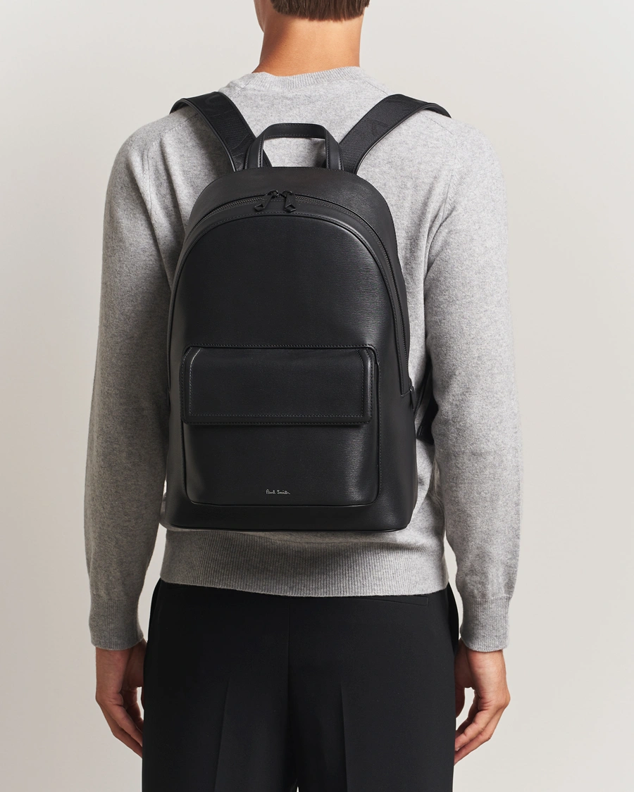 Herren | Taschen | Paul Smith | Leather Backpack Black