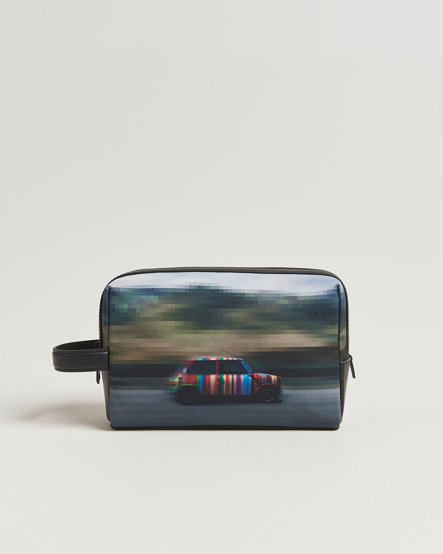 Herren | Taschen | Paul Smith | Leather Mini Washbag Black Multi