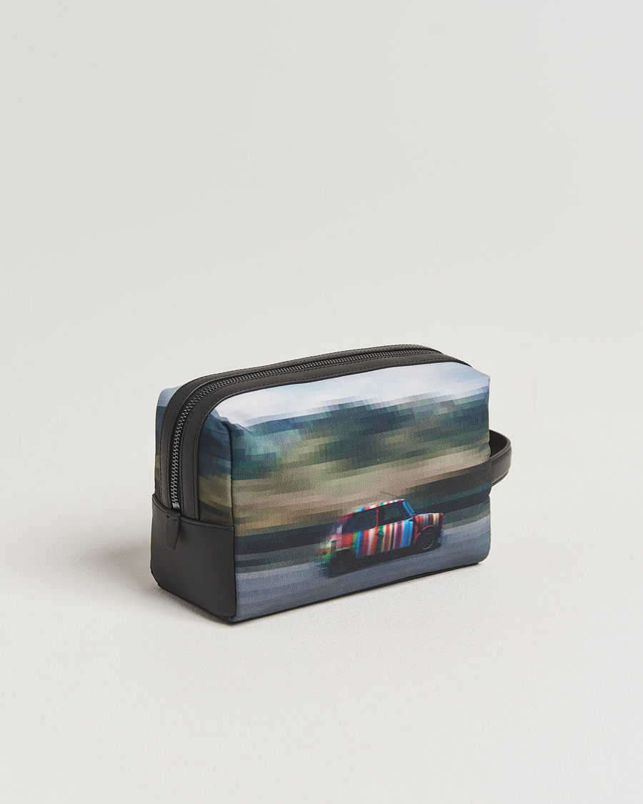 Herren | Taschen | Paul Smith | Leather Mini Washbag Black Multi