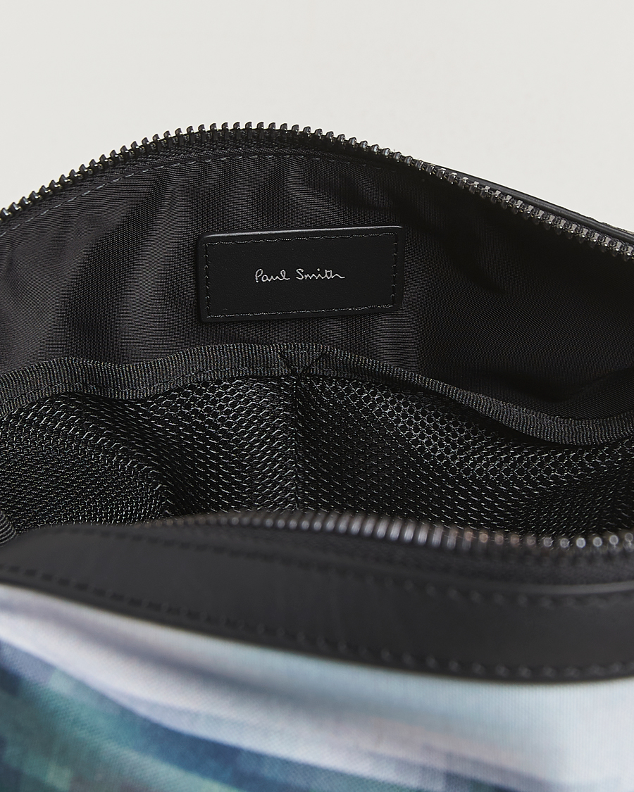 Herren | Taschen | Paul Smith | Leather Mini Washbag Black Multi