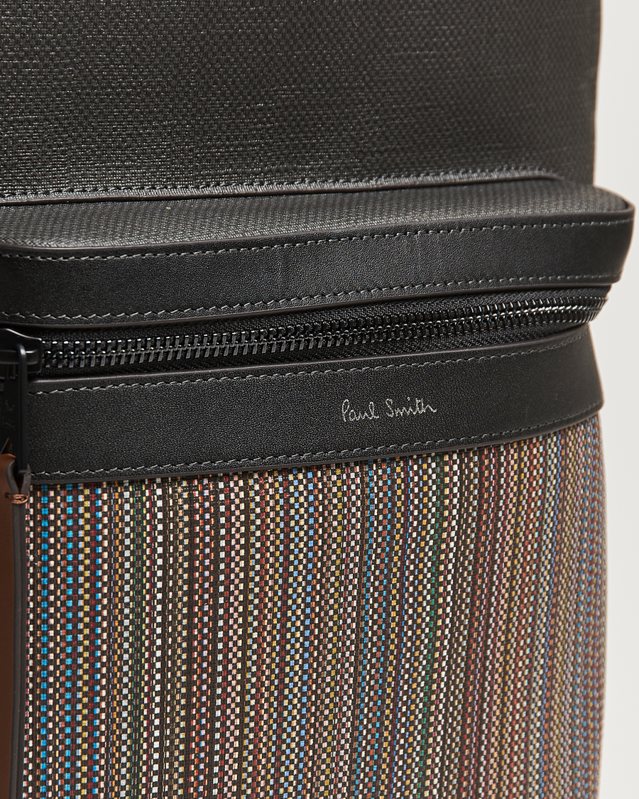 Herren | Taschen | Paul Smith | Nylon Stripe Backpack Black Multi