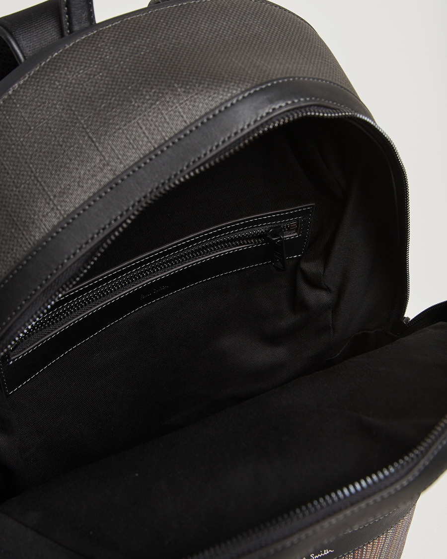 Herren | Taschen | Paul Smith | Nylon Stripe Backpack Black Multi