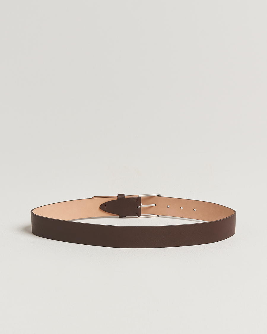 Herren | Gürtel | Paul Smith | Stitch Leather Belt Dark Brown