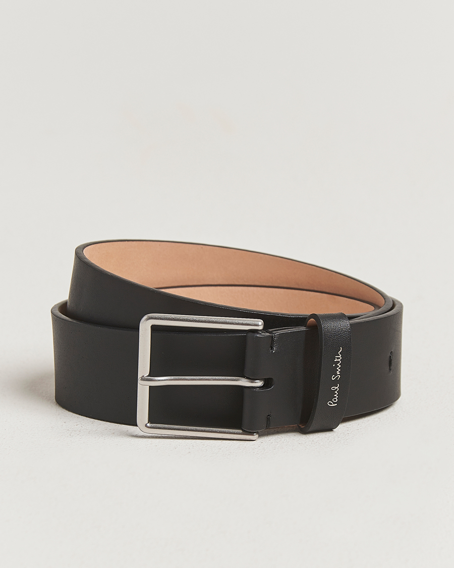 Herren | Gürtel | Paul Smith | Stitch Leather Belt Black