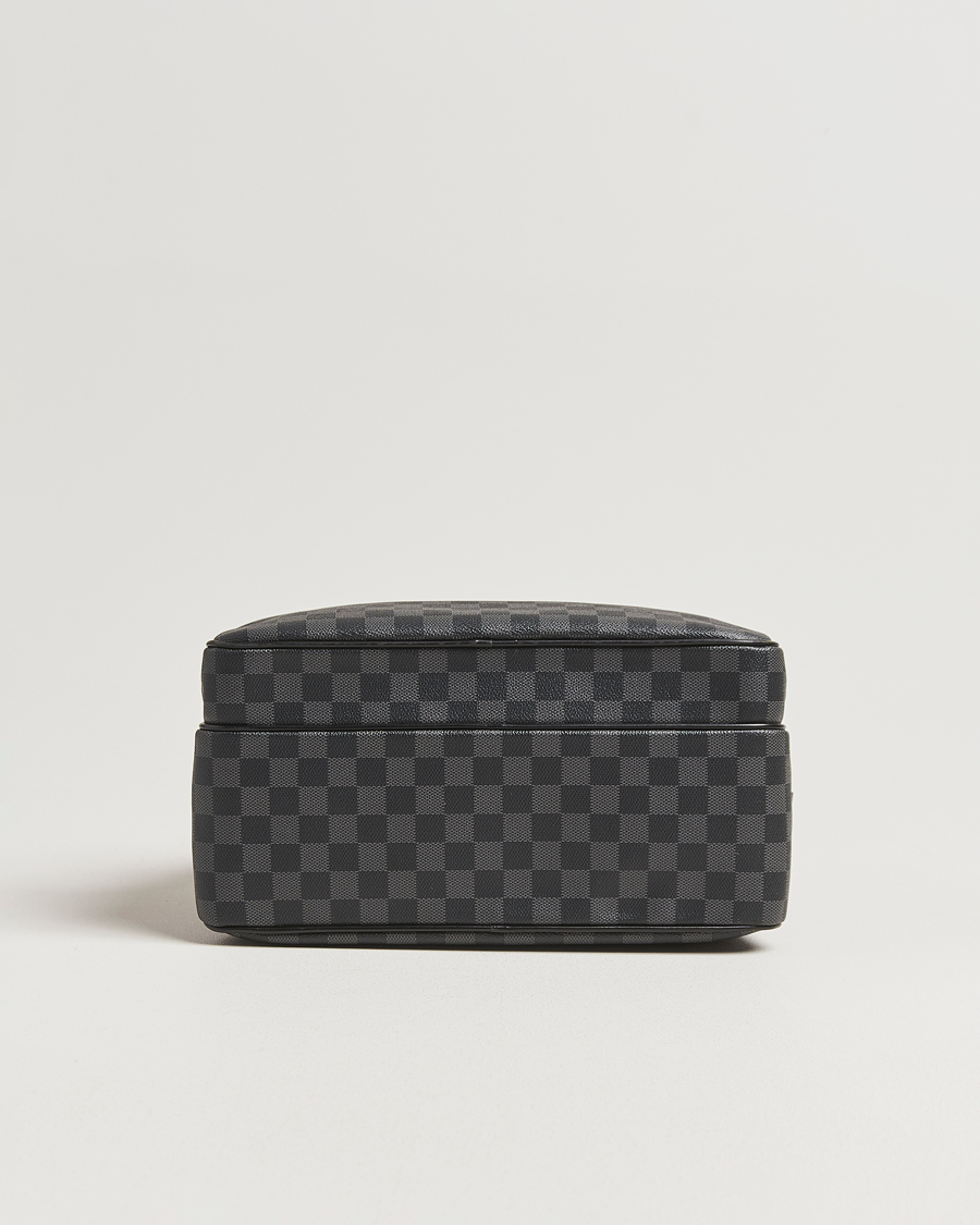 Herren | Pre-Owned & Vintage Bags | Louis Vuitton Pre-Owned | Leoh Shoulder Bag Damier Graphite