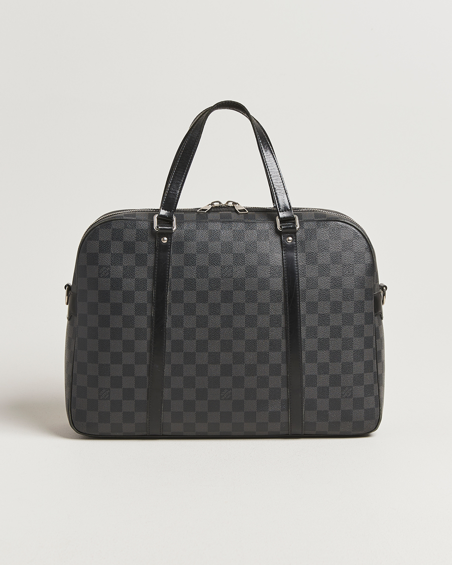 Herren | Pre-Owned & Vintage Bags | Louis Vuitton Pre-Owned | Jorn Porte Documents Damier Graphite