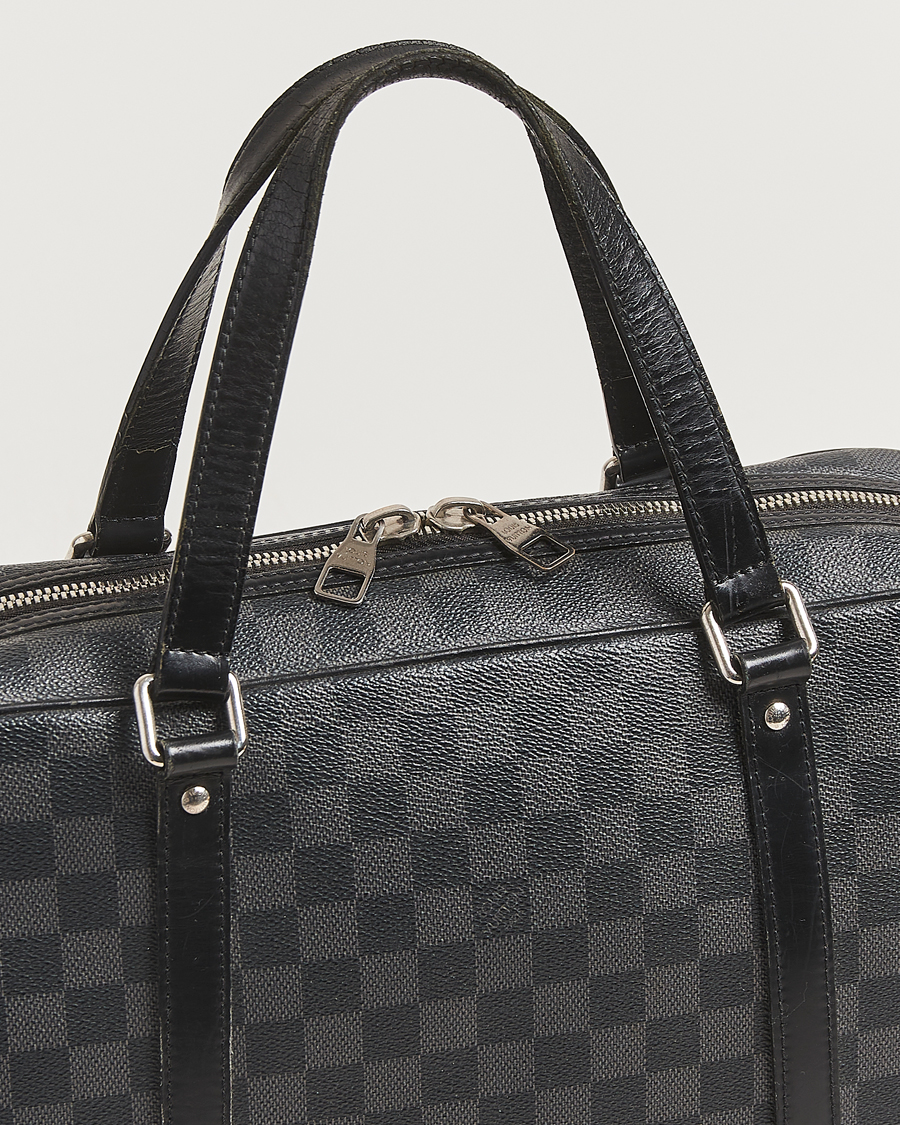 Herren | Pre-Owned & Vintage Bags | Louis Vuitton Pre-Owned | Jorn Porte Documents Damier Graphite