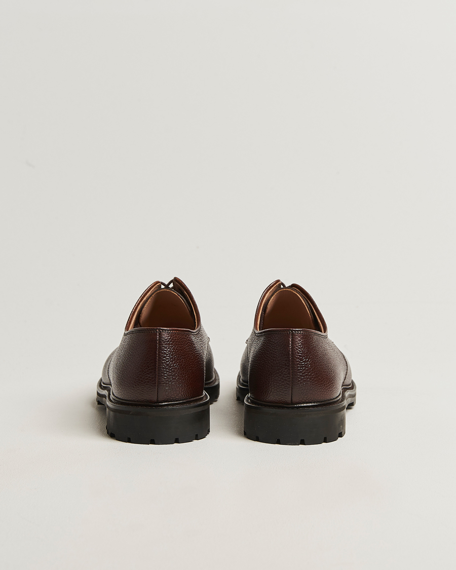 Herren | Derby | Crockett & Jones | Sandhurst Derby Vibram Brown Scotch Grain