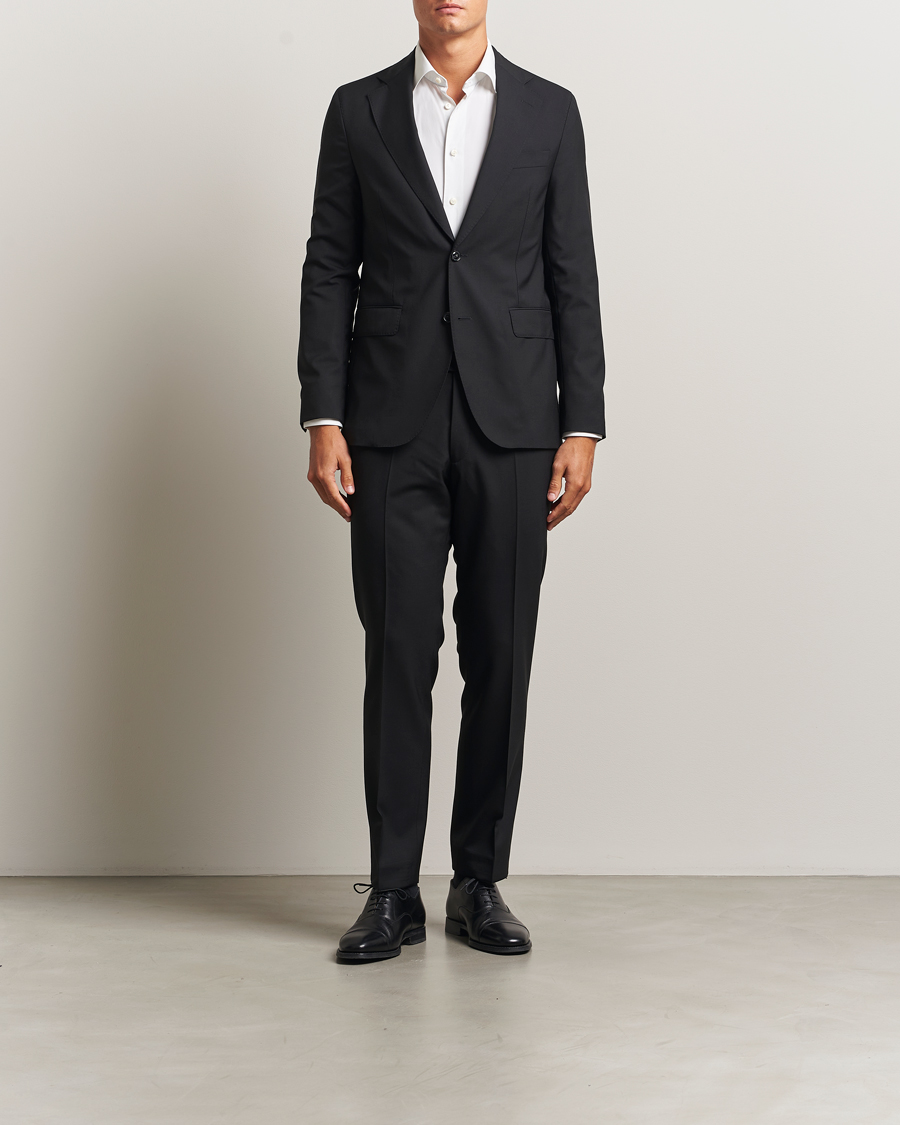 Herren | Sakkos | Oscar Jacobson | Ego Wool Blazer Black