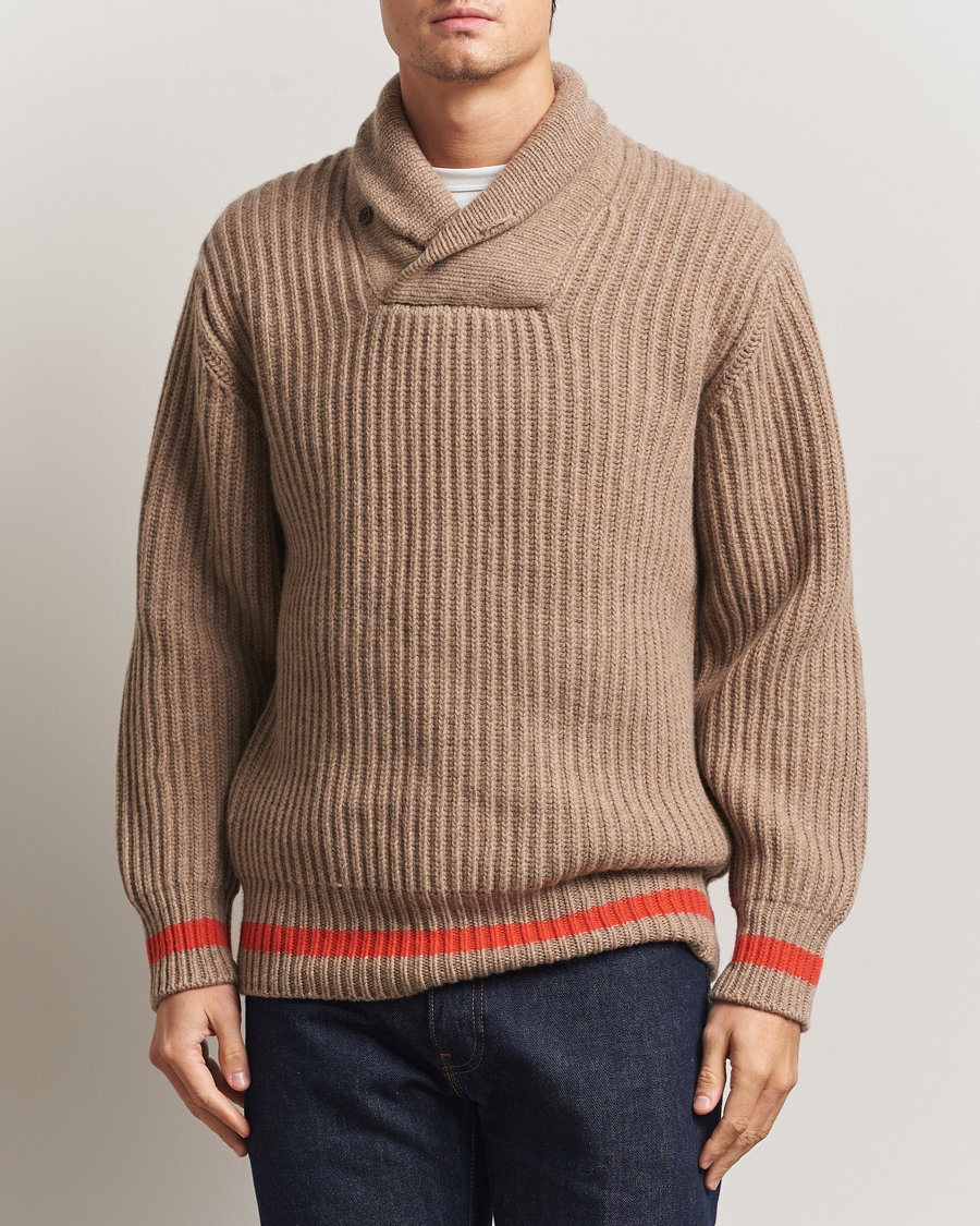 Herren | Pullover | Filson | Bristol Shawl Neck Sweater Oatmeal