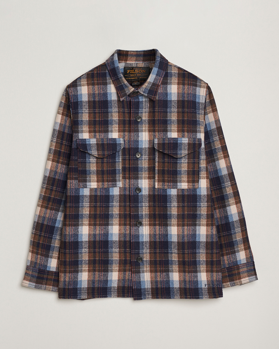 Herren | Hemden | Filson | Checked Wool Jac Shirt Brown Multi