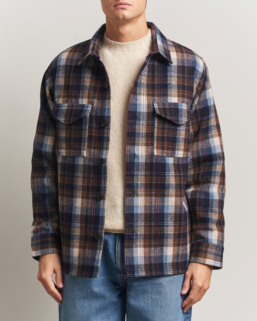 Herren | Hemden | Filson | Checked Wool Jac Shirt Brown Multi