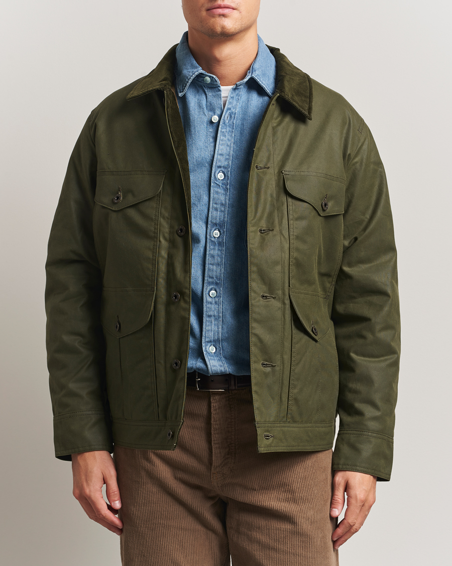 Herren | Jacken | Filson | Journeyman Waxed Jacket Otter Green