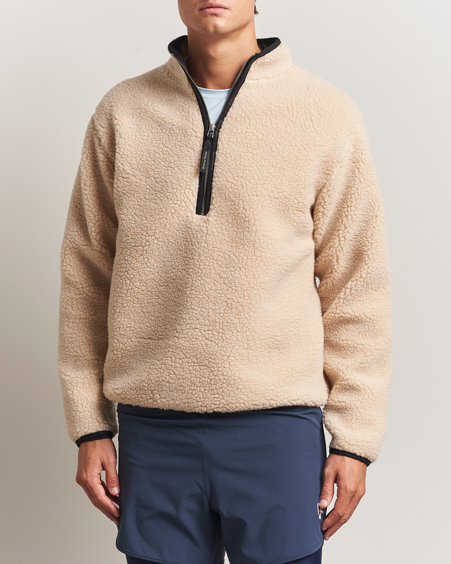 Herren | Pullover | District Vision | Heavyweight Half Zip Pile Fleece Quartz